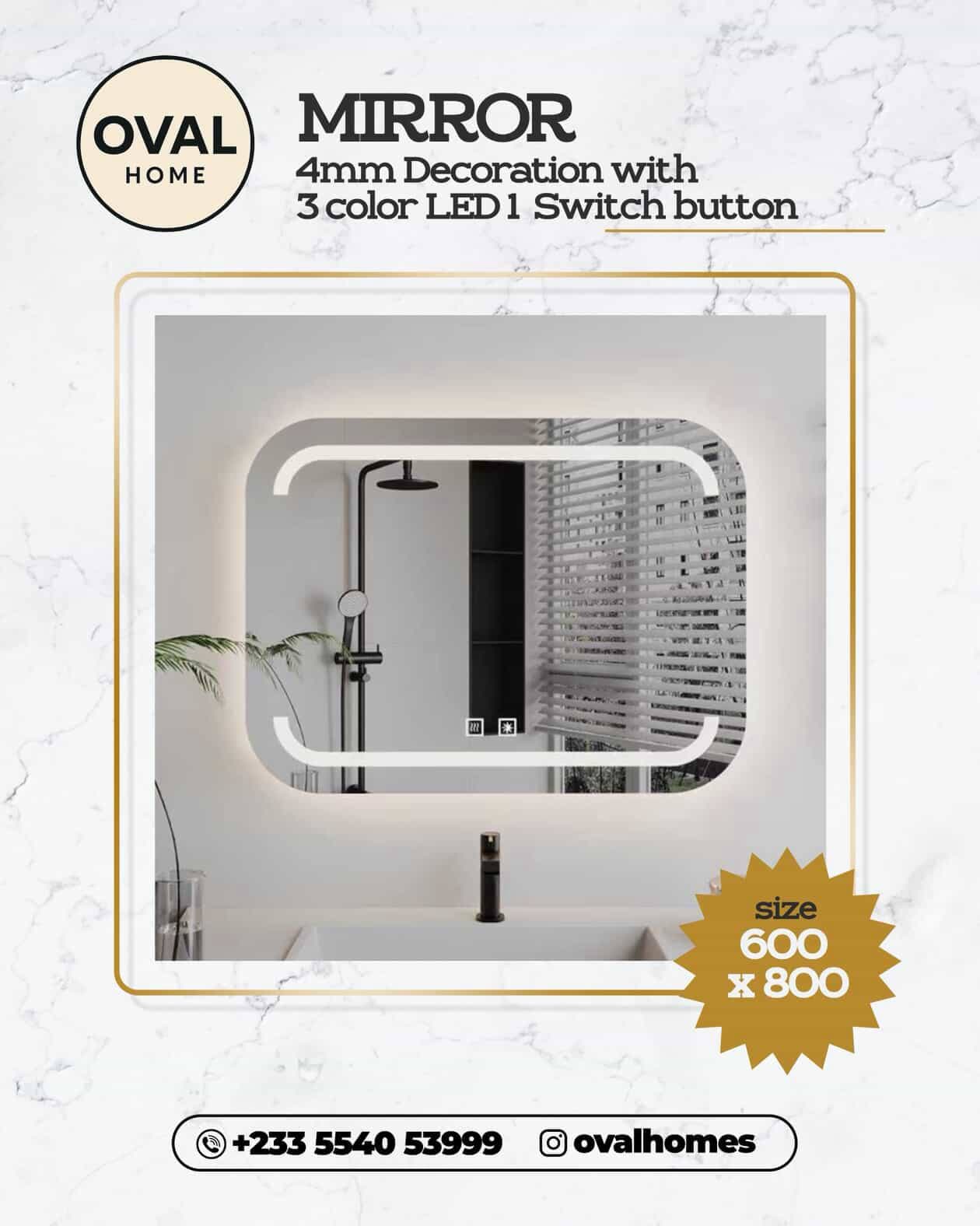 Statement LED Mirror - F-005