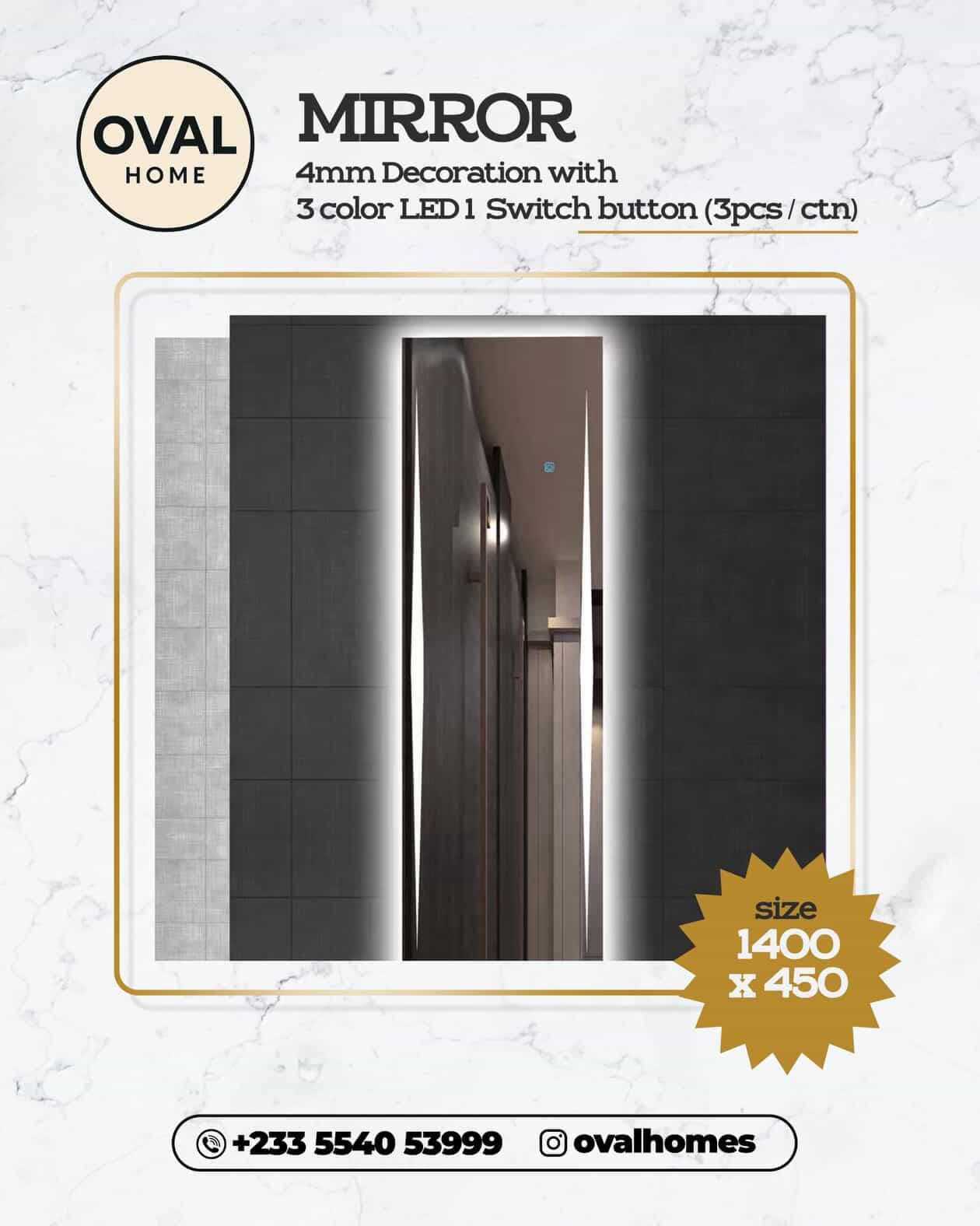 Minimal LED Mirror - L-1164