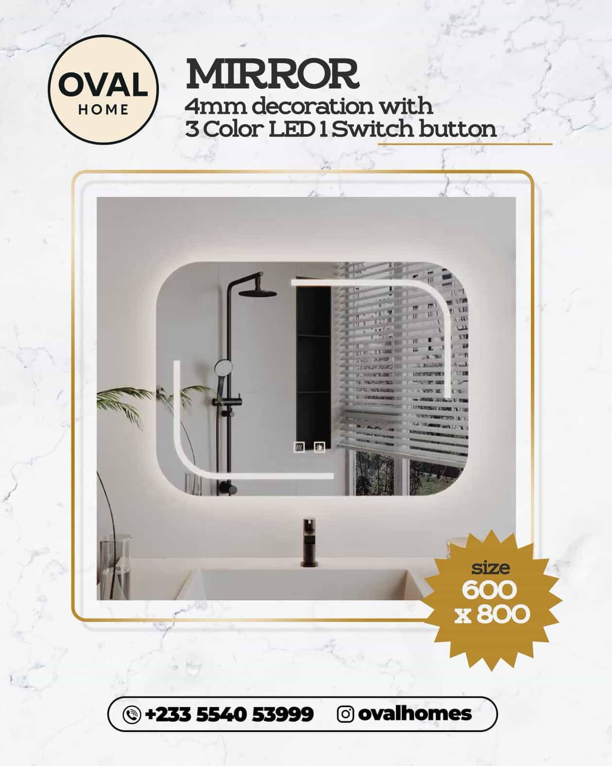 Full-Length LED Mirror - Z-008
